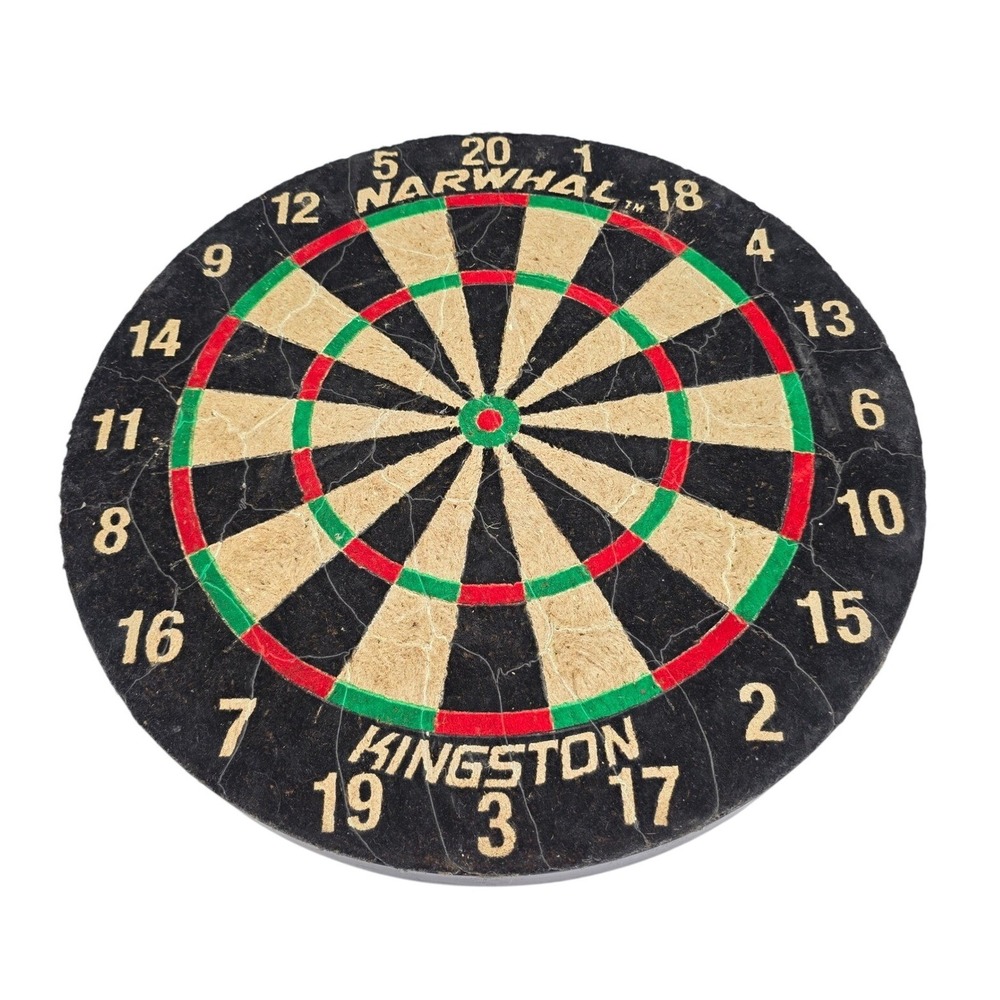 Narwhal Kingston Bristle Dartboard EastPoint Sports 18 Sisal Board 10764-24 P1